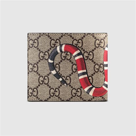 gucci wallet men snake|gucci wallet snake original.